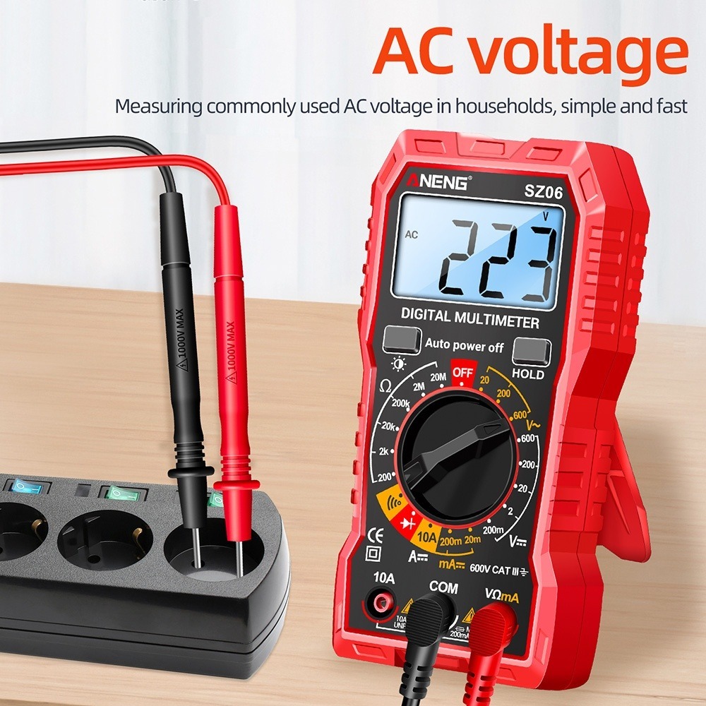NEW NENG Digital Multimeter Auto Range Voltage‎ Tester Electrical Meter SZ06 - Picture 2 of 3